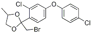 
												873012-43-2 |
												2-(BROMOMETHYL)-2-[2-CHLORO-4-(4-CHLOROPHENOXY)PHENYL]-4-METHYL-1,3-DIOXOLANE